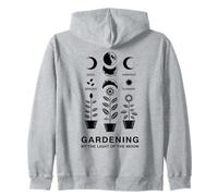 Céleste Lunaire Jardinage Phase Lune Plante Sweat à Capuche