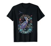 Céleste Shoebill Cigogne Zodiaque Oiseau Espace Illustration T-Shirt