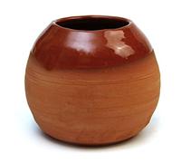 CELESTIA CIGARO Mate Tasse 200 ml | Gobelet en argile fait à la main, formé sur un disque de poterie | Gobelet Yerba Mate unique en forme de calebasse | Passe au lave-vaisselle