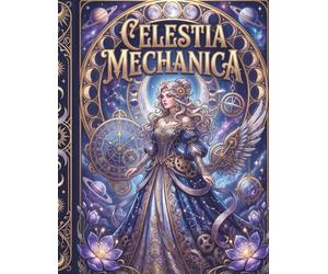 Celestia Mechanica: Celestial Steampunk Coloring Book for Adults