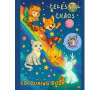 Celestial Chaos Colouring Book: Scribbles, stardust, and a whole lot of cute