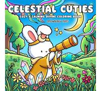 Celestial Cuties - Cozy & Calming Divine Coloring Book: Adorable Kawaii Zodiac Signs & Celestial Scenes for Relaxation & Creative Fun | Cute Star Signs, Constellations & Mystical Vibes