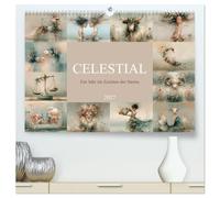 CELESTIAL - Ein Jahr im Zeichen der Sterne (hochwertiger Premium Wandkalender 2027 DIN A2 quer), Kunstdruck in Hochglanz: Zwölf Sternzeichen, neu gedacht