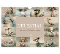 CELESTIAL - Ein Jahr im Zeichen der Sterne (Wandkalender 2027 DIN A4 quer), CALVENDO Monatskalender: Zwölf Sternzeichen, neu gedacht