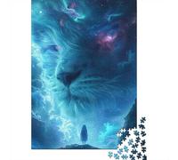 Celestial Feline Titan Puzzle 1000 Pièces pour Adultes, 70x50cm/1000pcs; pour Progresser À Son Propre Rythme; Pièces Lisses Et Faciles À Trier