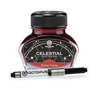 Celestial Glitter Stellar Flame Stylo plume à paillettes avec convertisseur 30 ml