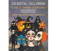 Celestial Halloween Collage Book: +150 Mystical Halloween Ephemera Elements Magical Moon, Star & Spooky Sky-Themed Cut-Outs for Junk Journaling & Crafting & Scrapbooking