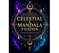 Celestial & Mandala Fusion Coloring Book: 50+ Cosmic Designs for Relaxation, Stress Relief & Mindfulness | Sacred Geometry, Stars, Moons & Mandalas for Teens & Adults