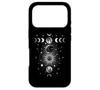 Celestial Moon Phase All Seeing Eye Crystals Stars Vintage Coque pour iPhone 17 Pro