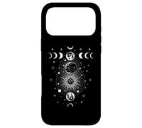 Celestial Moon Phase All Seeing Eye Crystals Stars Vintage Coque pour iPhone 17 Pro Max