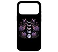 Celestial Moon Phase Boho Wildflowers Zodiac Witchcore Coque pour iPhone 17 Pro Max