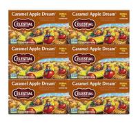 Celestial Seasonings Caramel Apple Dream Tea Herbal, 20 Count (Pack of 6)