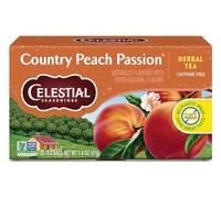 CELESTIAL SEASONINGS HERB TEA,CTRY PEACH PASSN, 20 BAG