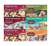 Celestial Seasonings Holiday Tea Sampler Lot de 6 sachets de thé sans caféine 18 sachets de thé