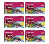Celestial Seasonings Peppermint Tea, 20 Count (Pack of 6)