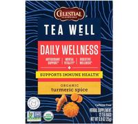 Celestial Seasonings Teawell Organic Turmeric Spice Wellness Tea, 12 Count (Packaging may Vary), 0,9 once
