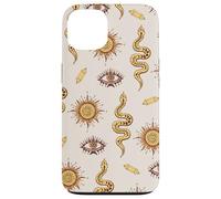 Celestial Snake Mystical Serpent Dark Academia Pattern Coque pour iPhone 13