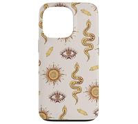 Celestial Snake Mystical Serpent Dark Academia Pattern Coque pour iPhone 13 Pro