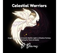 Celestial Warriors: Angels & Demons in Cosmic Battle: Light vs Shadow Fantasy Coloring for Teens & Adults