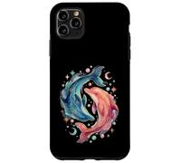 Celestial Watercolor Dolphin Animal Sea Life Coque pour iPhone 11 Pro Max