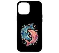 Celestial Watercolor Dolphin Animal Sea Life Coque pour iPhone 12 Pro Max