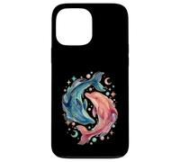 Celestial Watercolor Dolphin Animal Sea Life Coque pour iPhone 13 Pro Max