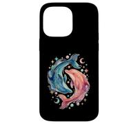 Celestial Watercolor Dolphin Animal Sea Life Coque pour iPhone 14 Pro Max