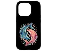 Celestial Watercolor Dolphin Animal Sea Life Coque pour iPhone 15 Pro