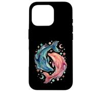 Celestial Watercolor Dolphin Animal Sea Life Coque pour iPhone 16 Pro