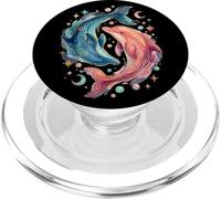 Celestial Watercolor Dolphin Animal Sea Life PopSockets PopGrip pour MagSafe