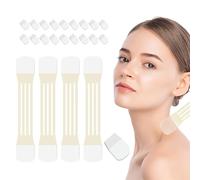 Celestica Neck Tape, Celestica Instant Lift Neck Tape, Neck Tape Invisible Lifting, Lift Strap Tightening Tapes, Lifting Des Peaux Relâchées (4 Skin Tone Bands + 20 Re)