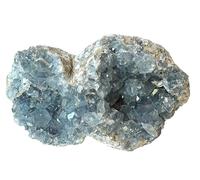 Célestin Cristal XXL | 5,85 kg I 23 x 15 x 10 cm I Cristaux bleus magnifiques | Qualité supérieure | Pièce maîtresse unique 1641 I Madagascar