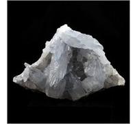 CELESTINE - Pierre Naturelle en Provenance de France, Montalieu-Vercieu - Cristal de guérison et de méditation, propriétés apaisantes et spirituelles 92.5 ct - Certificat d'Authenticité Inclus 40 x 30