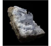 CELESTINE - Pierre Naturelle en Provenance de France, Montalieu-Vercieu - Cristal Rare et Puissant pour la Méditation et la Communication Spirituelle 346.0 ct - Certificat d'Authenticité Inclus 70 x 4