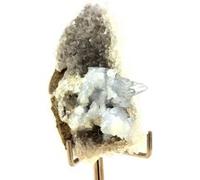CELESTINE - Pierre Naturelle en Provenance de France, Montalieu-Vercieu - Cristal Rare et Puissant pour la Méditation et la Communication Spirituelle 100.5 ct - Certificat d'Authenticité Inclus 46 x 3