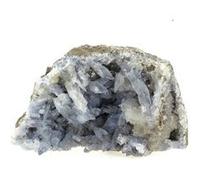 CELESTINE - Pierre Naturelle en Provenance de France, Montalieu-Vercieu - Rare Cristal de Couleur Multicolore, 755.9 ct - Certificat d'Authenticité Inclus 89 x 53 x 26 mm