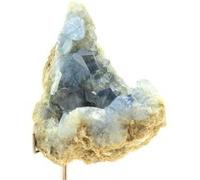 CELESTINE - Pierre Naturelle en Provenance de Madagascar, Katsepy - Cristal de haute qualité, propriétés spirituelles et de guérison 1366.60 ct - Certificat d'Authenticité Inclus 90 x 61 x 51 mm G