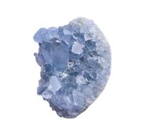 Celestite brute - Pierre célestine naturelle de forme irrégulière, spécimen minéral pour décoration de la maison, collection de pierre pour étagère de salon