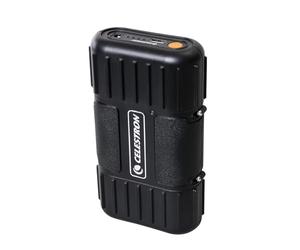 Celestron 18763 PowerTank Lithium LT - Batterie externe au lithium rechargeable et portative de 12 V pour télescopes informatisés, autonomie de 8 heures / 73,3 Wh, 1 port, noir