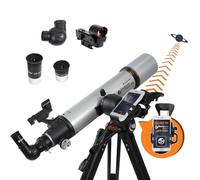 Celestron 22460 StarSense Explorer DX 102AZ Télescope réfracteur, Compatible avec Les Applications pour Smartphone, Compatible iOS/Android, Gris