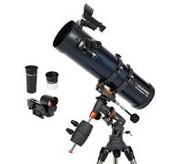 Celestron 31042 AstroMaster 114EQ Newtonian Reflector Telescope, Dark Blue