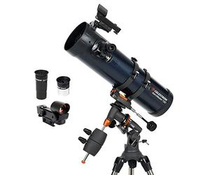 Celestron 31045 AstroMaster 130EQ Newtonian Reflector Telescope, Dark Blue