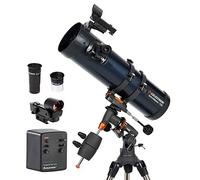 Celestron 31051 AstroMaster 130EQ Motor Drive Newtonian Reflector Telescope, Dark Blue