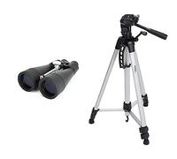 Celestron 71018 SkyMaster Jumelles 20 x 80 & Amazon Basics Trépied ultraléger 152 cm avec Sac Inclus