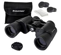Celestron 72358 LandScout 8x40mm Water-Resistant Porro Prism Binoculars with Rubber Grip Surface, Coated Lens, K9 Optical Glass, Neck Strap and Soft Carry Case, Black