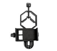 Celestron 81035 Basic Smartphone Adapter - Adaptateur compatible avec les télescopes, jumelles, longues-vues et microscopes, permet de capturer des images et des vidéos à travers votre oculaire, noir