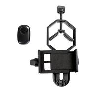Celestron 81037 Smartphone Adapter DX Kit - Kit adaptateur universel Bluetooth pour smartphone, connecte l'appareil photo de votre smartphone à un oculaire pour saisir des images et des vidéos, noir