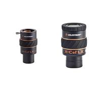 Celestron 93428 Lentille Barlow X-Cel LX 1,25" 3X (Noir) & 93424 Oculaire série X-Cel LX - 1,25" (12 mm)