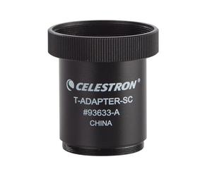 Celestron 93633-A Adaptateur en T pour SLR ou DSLR (C5, 6, 8, 9.25, 11, 14), noir