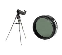 Celestron - Télescope informatisé NexStar 127SLT - Compact et Portable - Conception Optique Maksutov-Cassegrain - Technologie SkyAlign - Ouverture 127 mm & 94119-A 1,25 Pouce Filtre Lune